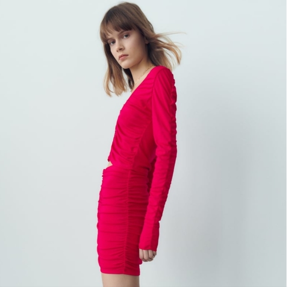 Gathered Skirt Strawberry Zara - Picture 7 of 9